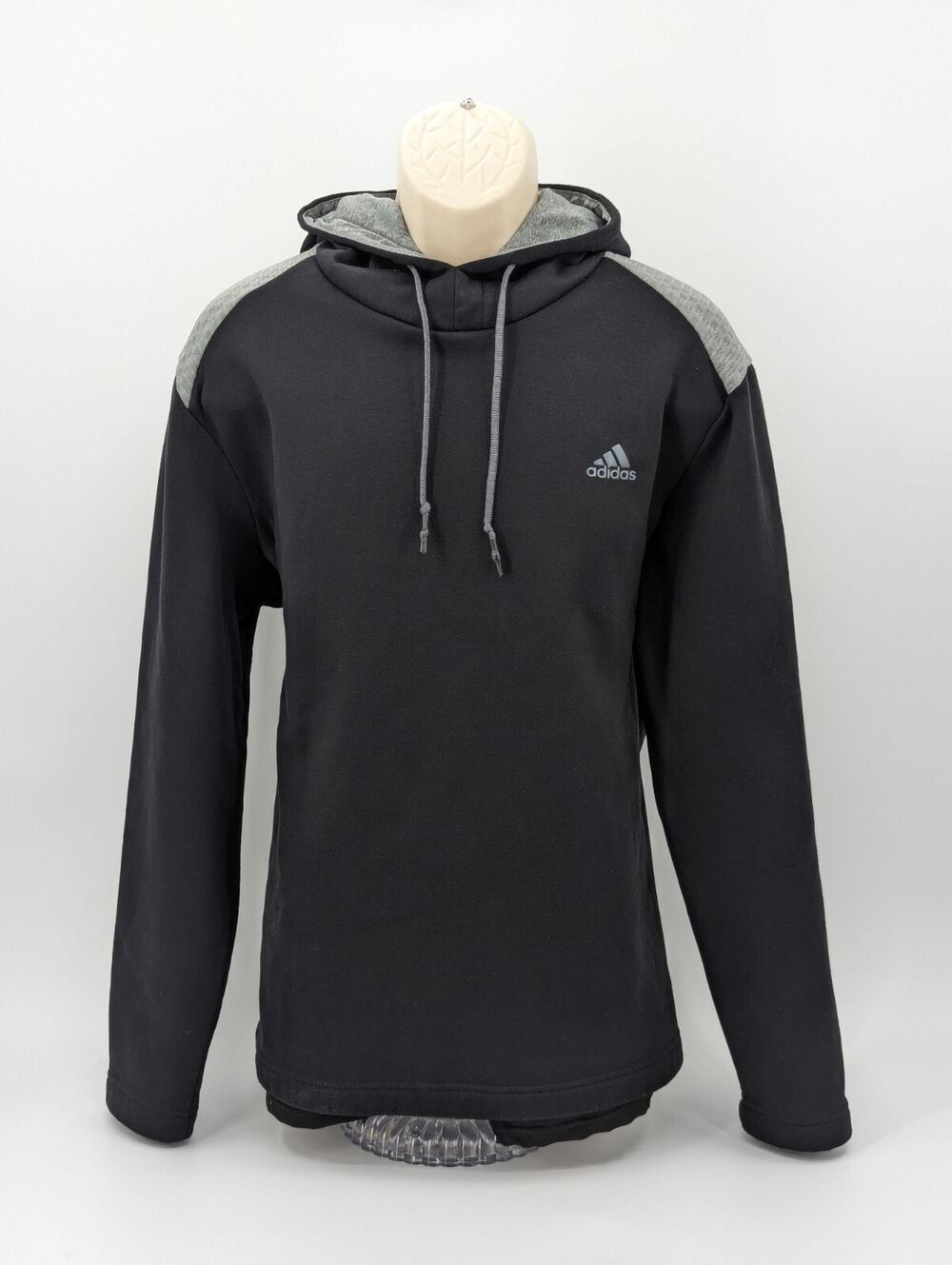 Adidas Mens Golf Tech Pullover Hoodie Sweatshirt Black Gray ADVR0808 Size XL